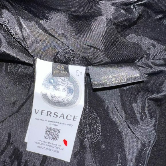 Versace Lambskin Leather Jacket EUR 44 - Picture 4 of 7